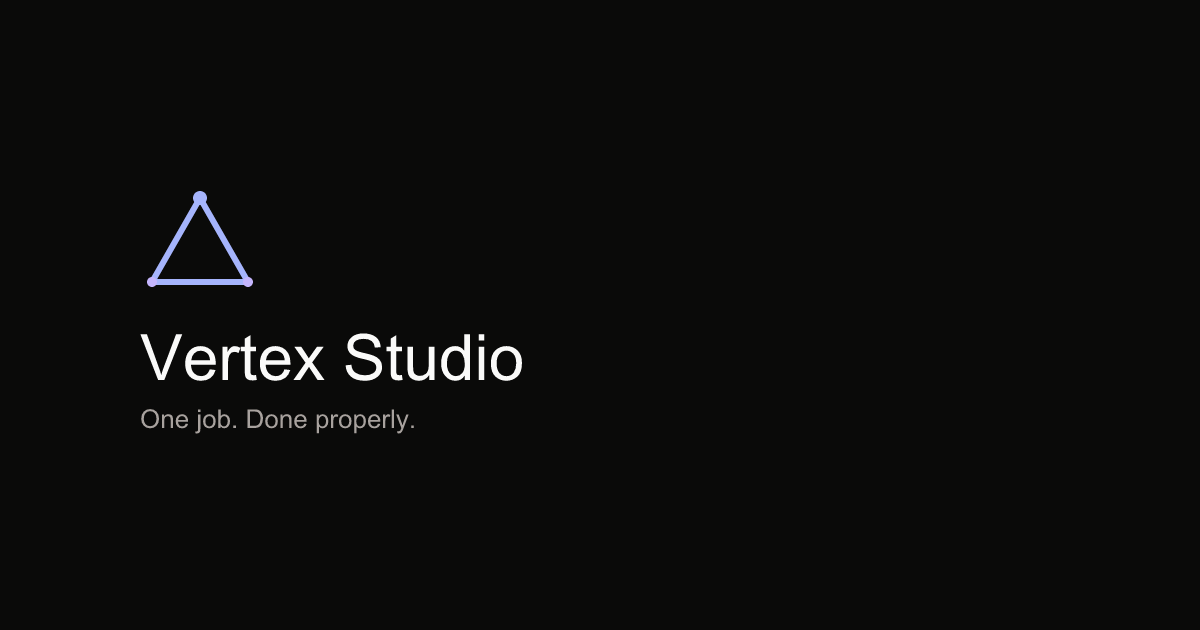 Vertex Studio — Small, focused apps